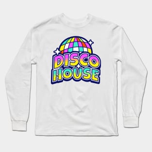 DISCO HOUSE  - Y2K Disco Ball Long Sleeve T-Shirt